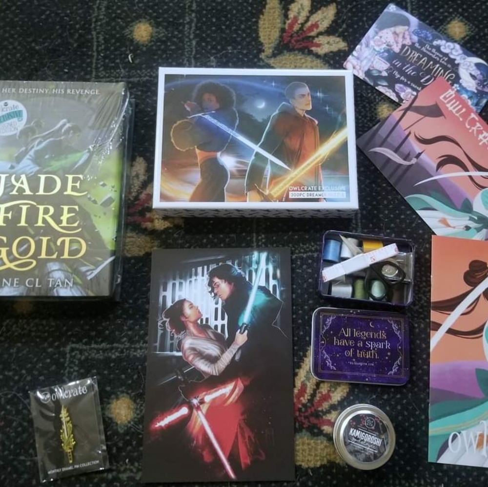 Owlcrate Box for October 2021 -Wield Your Blade